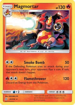 Magmortar  SM  Unified Minds - Rare