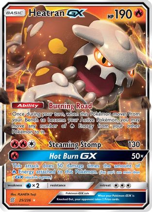 Heatran GX (025/236) [SM  Unified Minds] Holofoil - Ultra Rare