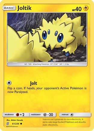Joltik (061/236) [SM  Unified Minds] Reverse Holofoil - Common