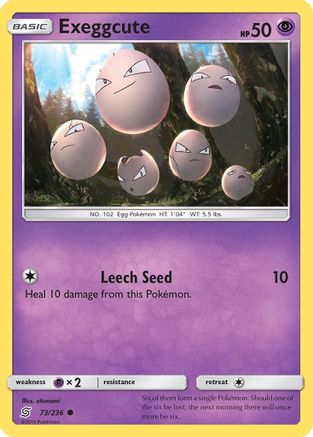 Exeggcute (073/236) [SM  Unified Minds] Normal - Common
