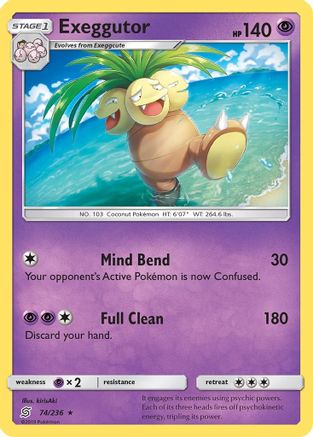 Exeggutor (74/236) [SM  Unified Minds] Normal - Rare