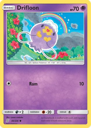 Drifloon (080/236) [SM  Unified Minds] Normal - Common