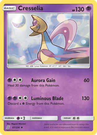 Cresselia (087/236) [SM  Unified Minds] Normal - Uncommon