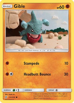 Gible (112/236) [SM  Unified Minds] Normal - Common