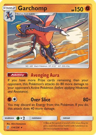 Garchomp (114/236) [SM  Unified Minds] Holofoil - Holo Rare