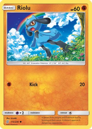 Riolu (115/236) [SM  Unified Minds] Normal - Common