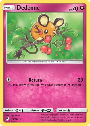 Dedenne (145/236) [SM  Unified Minds] Normal - Uncommon