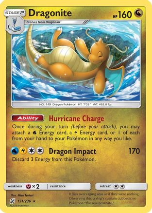 Dragonite (151/236) [SM  Unified Minds] Normal - Rare
