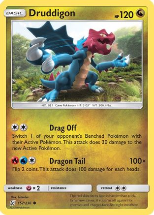 Druddigon (157/236) [SM  Unified Minds] Normal - Common