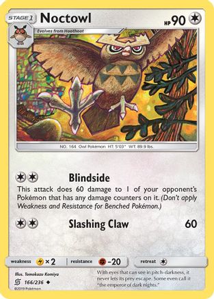 Noctowl (166/236) [SM  Unified Minds] Normal - Uncommon