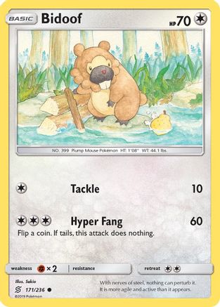 Bidoof (171/236) [SM  Unified Minds] Normal - Common