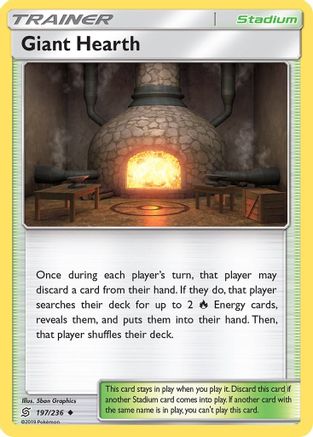Giant Hearth (197/236) [SM  Unified Minds] Normal - Uncommon