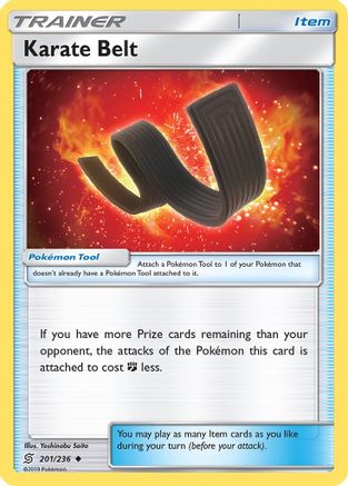 Karate Belt (201/236) [SM  Unified Minds] Normal - Uncommon
