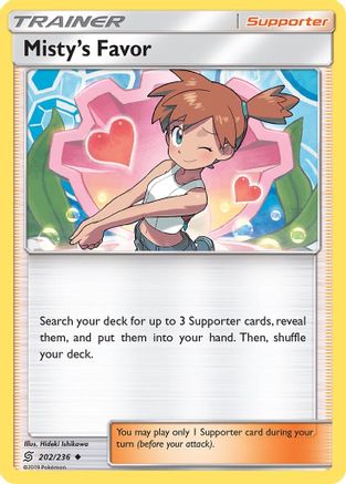 Misty's Favor (202/236) [SM  Unified Minds] Normal - Uncommon