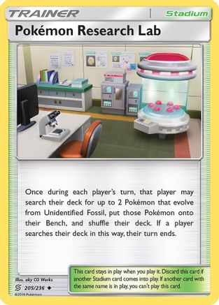 Pokemon Research Lab (205/236) [SM  Unified Minds] Normal - Uncommon