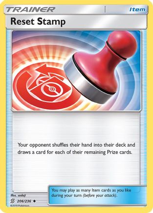 Reset Stamp (206/236) [SM  Unified Minds] Normal - Uncommon