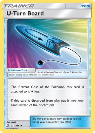 U-Turn Board (211/236) [SM  Unified Minds] Normal - Uncommon