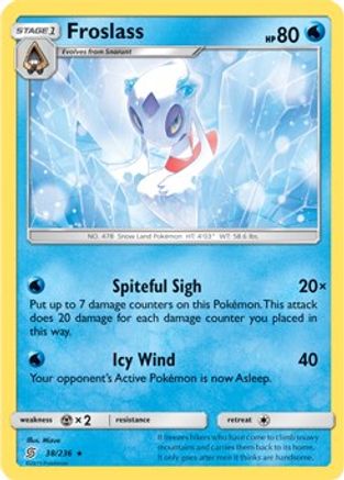 Froslass (SM Unified Minds) (38/236) [Deck Exclusives] Normal - Rare