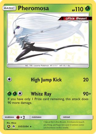 Pheromosa (SV5/94) [Hidden Fates Shiny Vault] Holofoil - Shiny Holo Rare