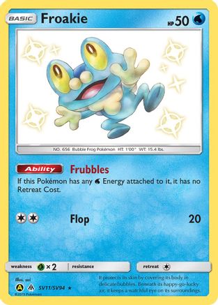 Froakie (SV11/94) [Hidden Fates Shiny Vault] Holofoil - Shiny Holo Rare