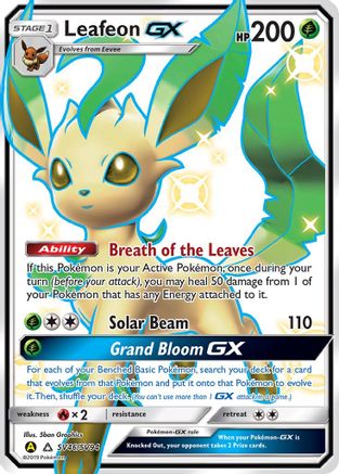 Leafeon GX (SV46/SV94) [Hidden Fates Shiny Vault] Holofoil - Shiny Holo Rare