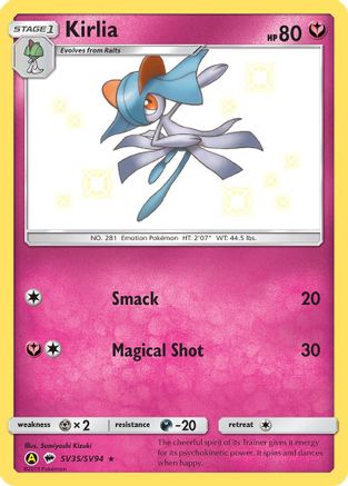 Kirlia (SV35/94) [Hidden Fates Shiny Vault] Holofoil - Shiny Holo Rare