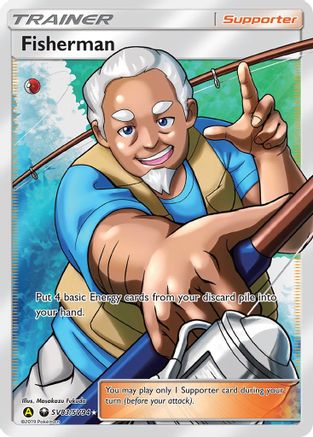 Fisherman (SV83/94) [Hidden Fates Shiny Vault] Holofoil - Shiny Holo Rare