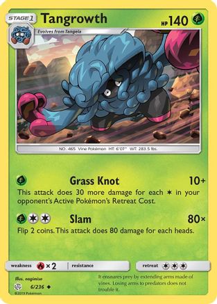 Tangrowth 006/236  SM  Cosmic Eclipse - Uncommon