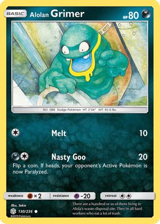 Alolan Grimer (130/236) [SM  Cosmic Eclipse] Normal - Common