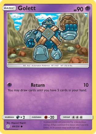 Golett (089/236) [SM  Cosmic Eclipse] Normal - Common