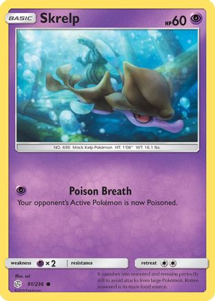 Skrelp 091/236  SM  Cosmic Eclipse - Common