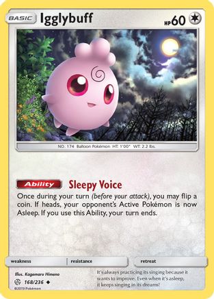 Igglybuff (168/236) [SM  Cosmic Eclipse] Reverse Holofoil - Uncommon