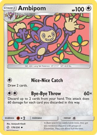 Ambipom (170/236) [SM  Cosmic Eclipse] Normal - Uncommon