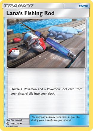 Lana's Fishing Rod 195/236  SM  Cosmic Eclipse - Uncommon