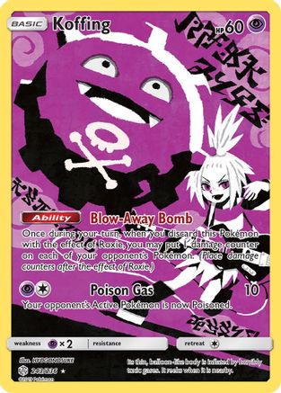 Koffing (Secret) (243/236) [SM  Cosmic Eclipse] Holofoil - Secret Rare