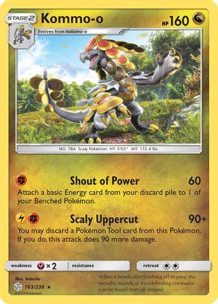 Kommo-o (163/236) [SM  Cosmic Eclipse] Holofoil - Holo Rare