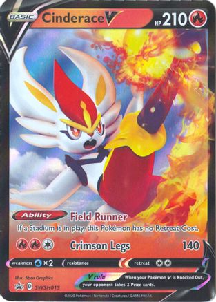 Cinderace V (SWSH015/307) [SWSH Sword & Shield Promo Cards] Holofoil - Promo
