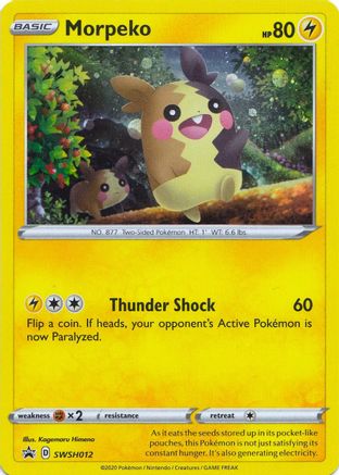 Morpeko SWSH012  - Holofoil SWSH Sword & Shield Promo Cards - Promo