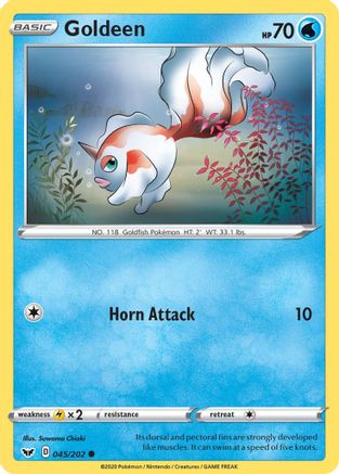 Goldeen (045/202) [SWSH01 Sword & Shield Base Set] Normal - Common