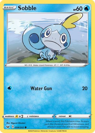 Sobble (054/202) [SWSH01 Sword & Shield Base Set] Normal - Common