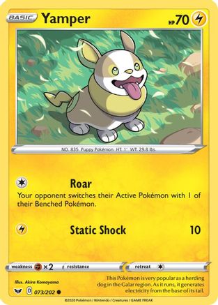 Yamper (073/202) [SWSH01 Sword & Shield Base Set] Normal - Common
