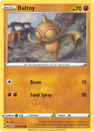 Baltoy (101/202) [SWSH01 Sword & Shield Base Set] Normal - Common