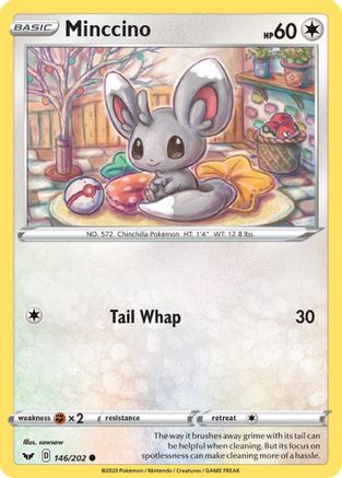 Minccino (146/202) [SWSH01 Sword & Shield Base Set] Normal - Common