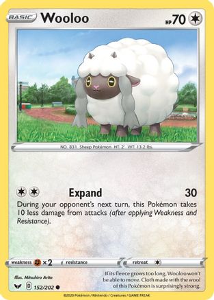 Wooloo (152/202) [SWSH01 Sword & Shield Base Set] Normal - Common