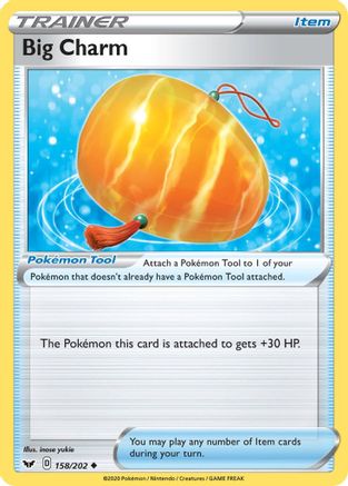 Big Charm (158/202) [SWSH01 Sword & Shield Base Set] Reverse Holofoil - Uncommon