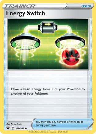 Energy Switch (162/202) [SWSH01 Sword & Shield Base Set] Normal - Uncommon