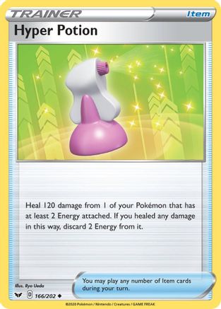 Hyper Potion (166/202) [SWSH01 Sword & Shield Base Set] Normal - Uncommon
