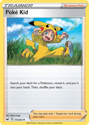 Poke Kid (173/202) [SWSH01 Sword & Shield Base Set] Normal - Uncommon