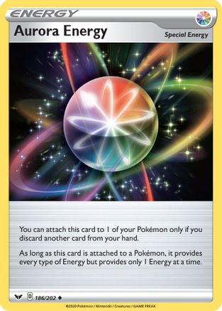 Aurora Energy (186/202) [SWSH01 Sword & Shield Base Set] Reverse Holofoil - Uncommon