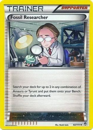 Fossil Researcher (Cosmos Holo) (092/111) [Miscellaneous Cards & Products] Holofoil - Promo